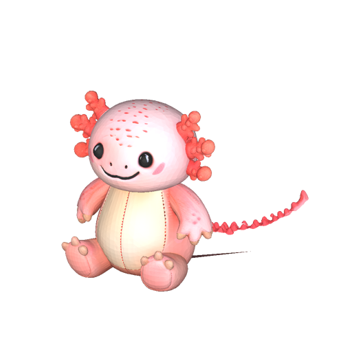 Peach the Axolotl
